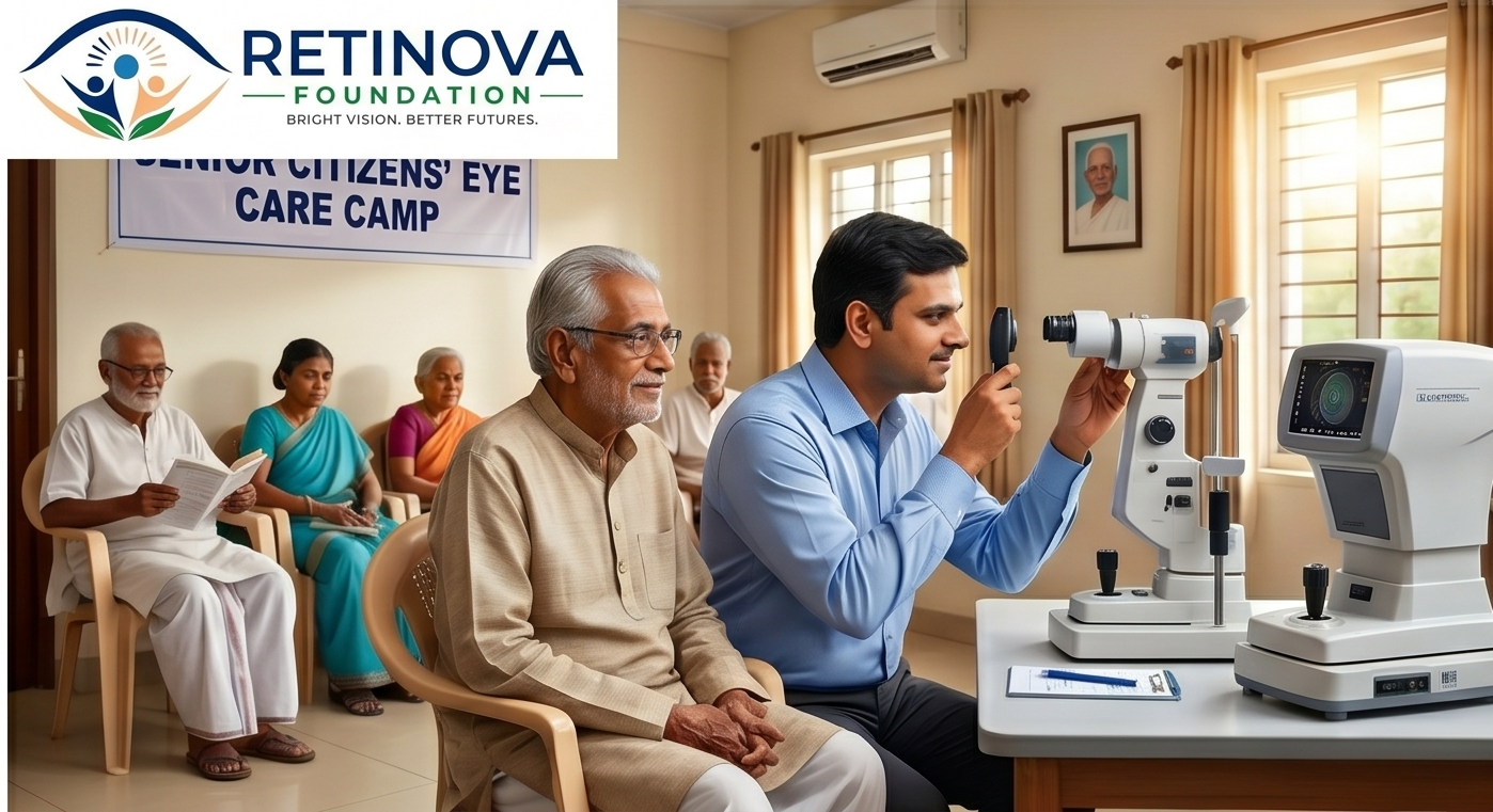 Old Age Home Eye Camp